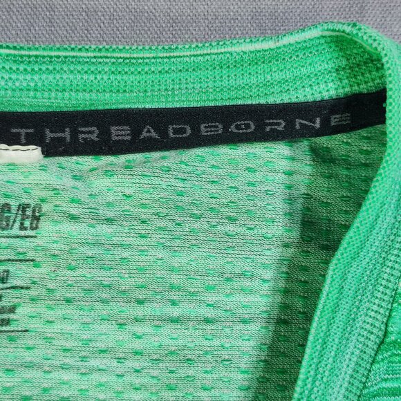 Under Armour Heatgear Threadborne T-shirt Mens size XL green long sleeve - Picture 6 of 9